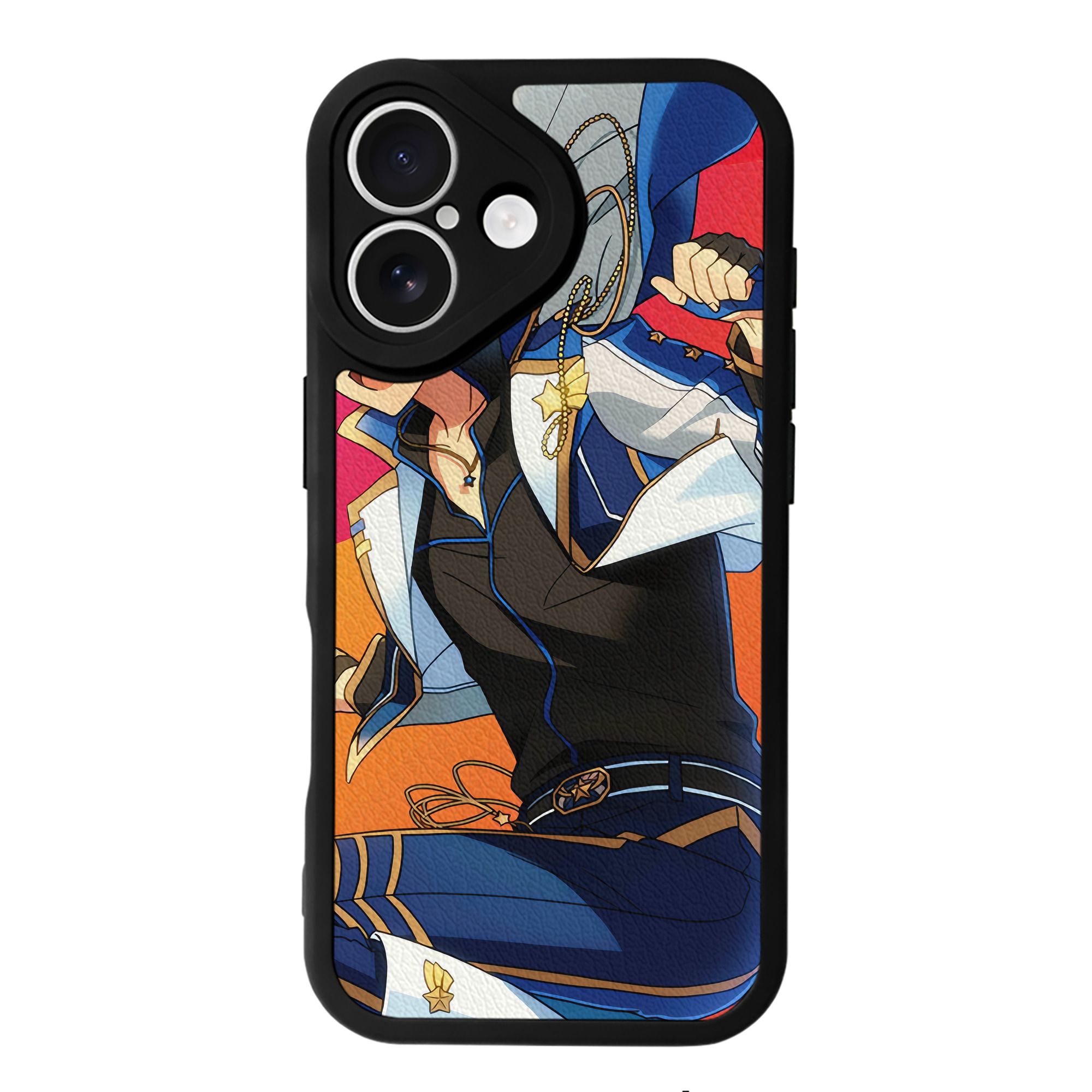 （画像用） あんさんぶるスターズ! Ensemble Stars 【iPhone 16シリーズ対応】シリコンスマホケース（レザー調） 材質：シリコン